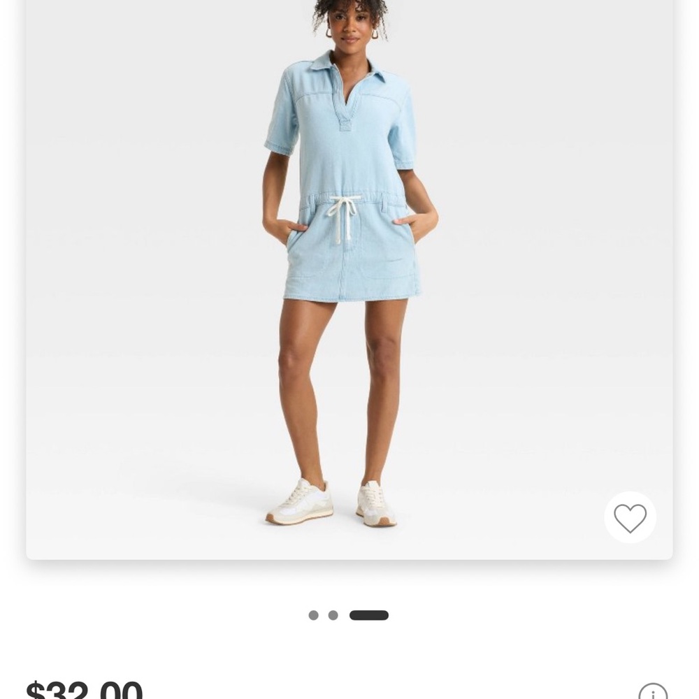 Denim dress